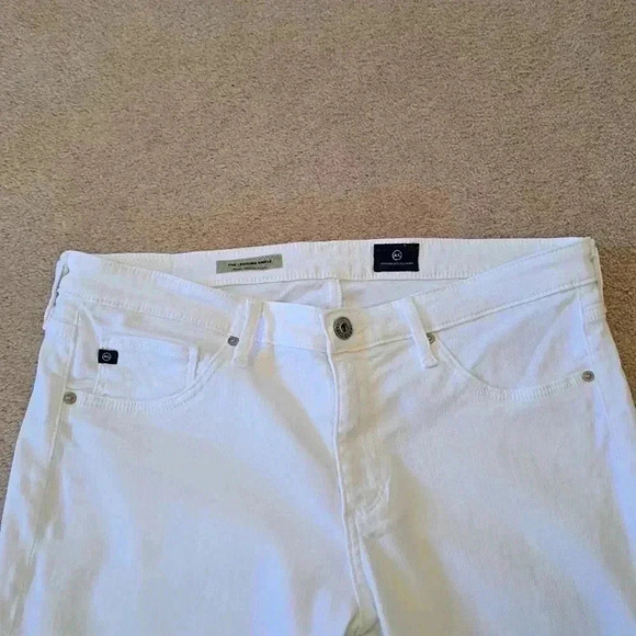 Adriano Goldschmied White Super Skinny Ankle Jeans Size 30 Legging Ankle Denim - Picture 5 of 16